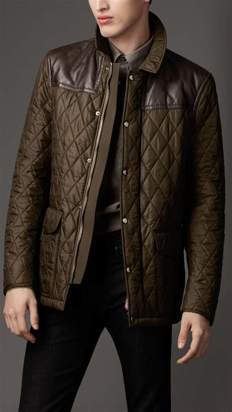 burberry leather jacket ebay|burberry leather jacket men's.